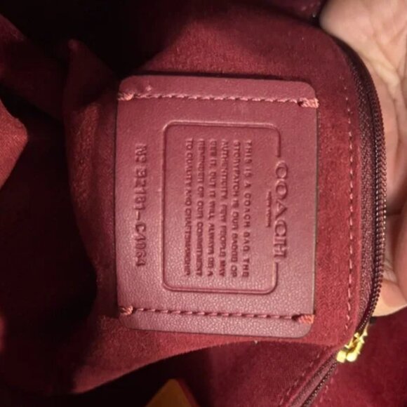 Coach Georgie Shoulder Bag | Chambray Denim (C4064) | Crossbody Strap | LIKE NEW - Picture 10 of 15